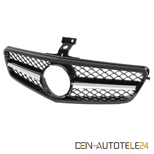Mercedes Classe E C207 W207 A207 Griglia Anteriore 2009-2013 AMG Griglia Nera/Cromo