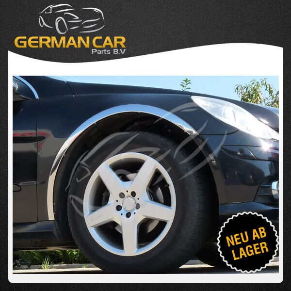 Per Mercedes W251 Classe R ACCIAIO INOX battistrada protezione passaruota CROMATO