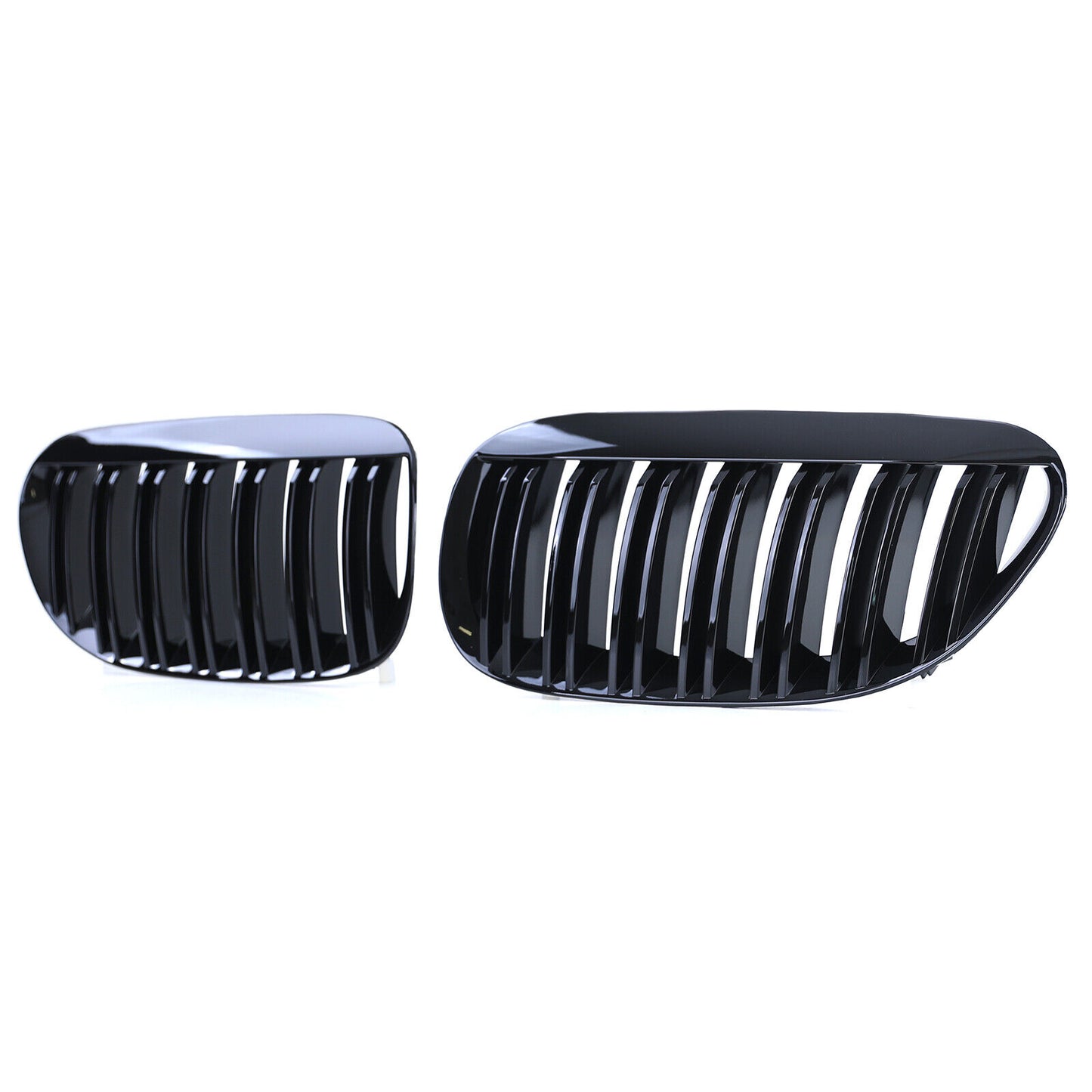 Griglia radiatore sportiva doppia barra lucida adatta per BMW Serie 6 E63 E64