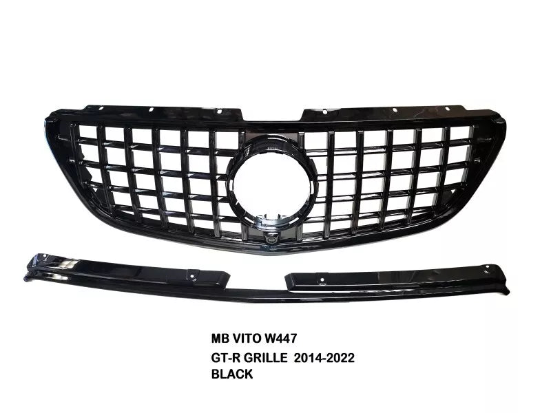 ✨PANAMERICANA Grille Gloss Black SUITABLE FOR Mercedes Vito W447 14-19✨