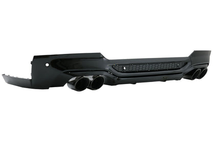 Punte scarico doppia uscita diffusore paraurti per BMW X4 G02 18+ M Sport