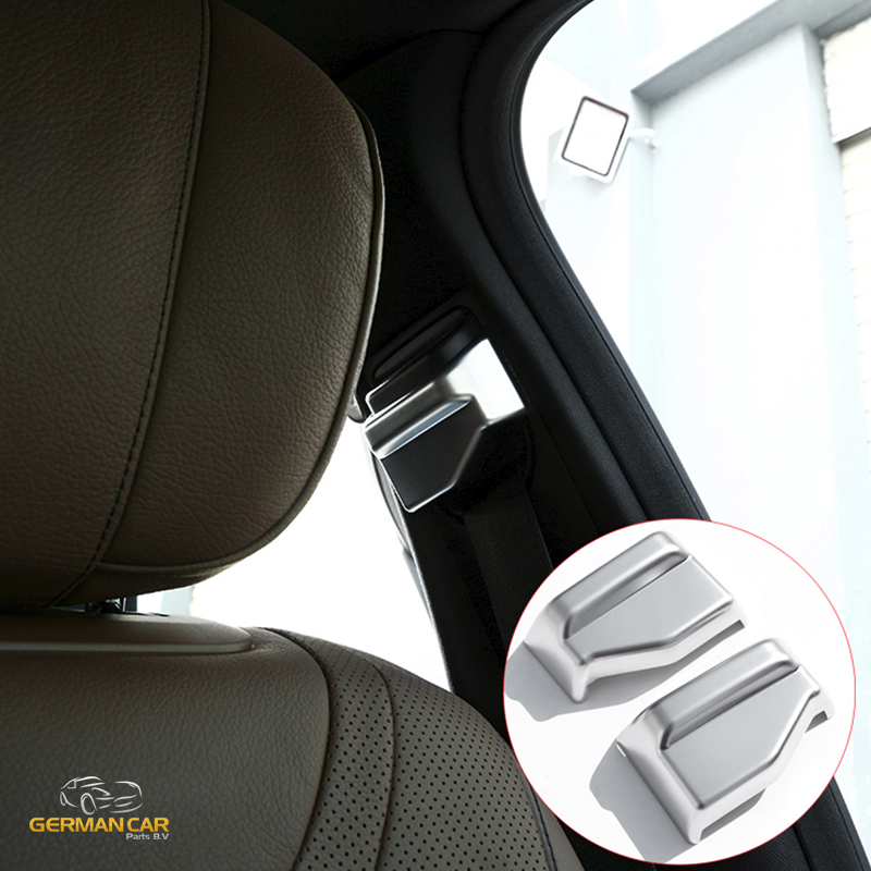 Per Mercedes W213 W222 C218 pannello telaio cromato cintura di sicurezza