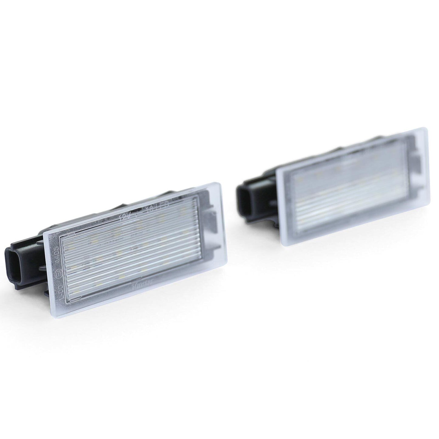 Faro targa a LED bianco 6000K per Renault Twingo Clio Megane Laguna -