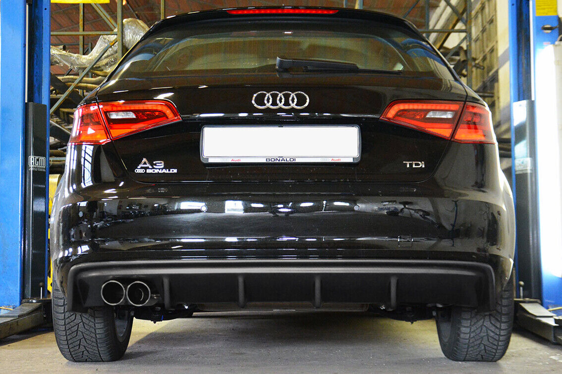 DIFFUSORE  POSTERIORE ADATTO PER AUDI A3 8V (2013-2016)
