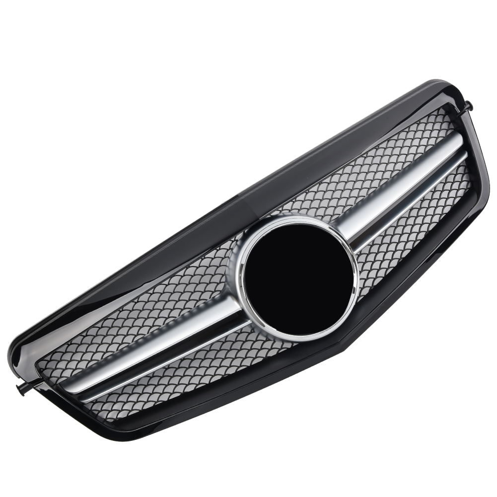 Griglia sportiva per Mercedes W212 E FINO AL 2013 NERO LUCIDO AMG LOOK