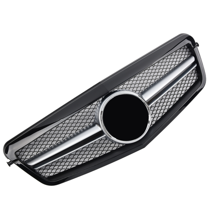 Griglia sportiva per Mercedes W212 E FINO AL 2013 NERO LUCIDO AMG LOOK