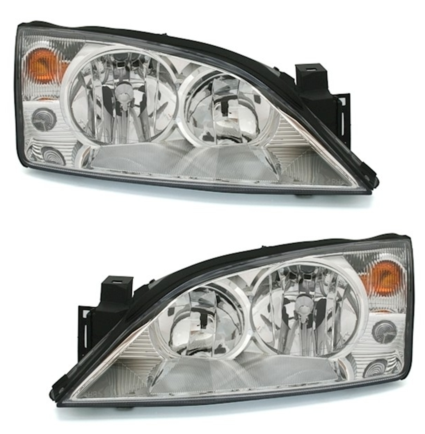 Headlight Set for Ford Mondeo MK3 2000-2007 Halogen Diffuser H7 H1 LWR 