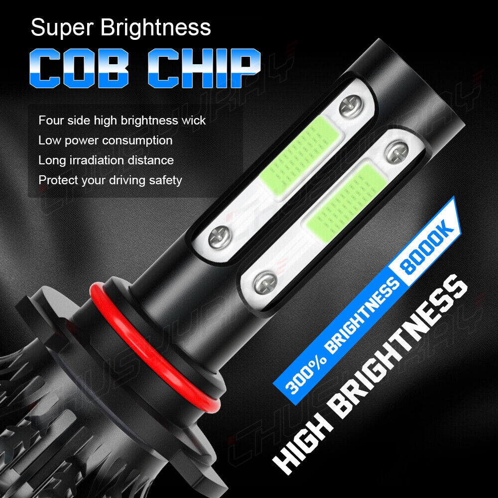 Faro a LED4lati Hi Lo Beam Lampadine fendinebbia combo per Toyota RAV4 2006-2012