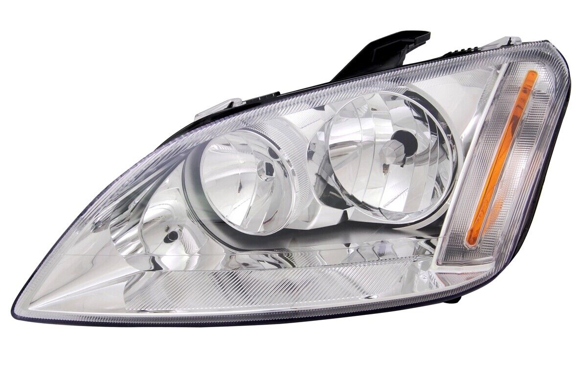 Headlight Set for Ford Focus C-Max 2003-2007 H1 H7 Lens LWR 
