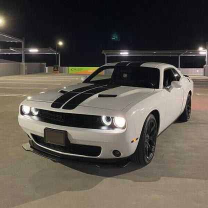 Front Spoiler Lip Spoiler Lip Fit For Dodge Challenger 2008-2020 