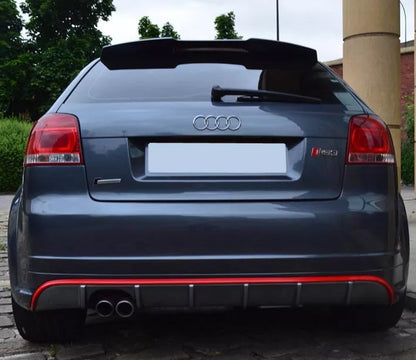 🖤KIT SPOILER ADATTO PER AUDI A3 8P 3 PORTE RS3 STILE ( 2003-2012 )🖤