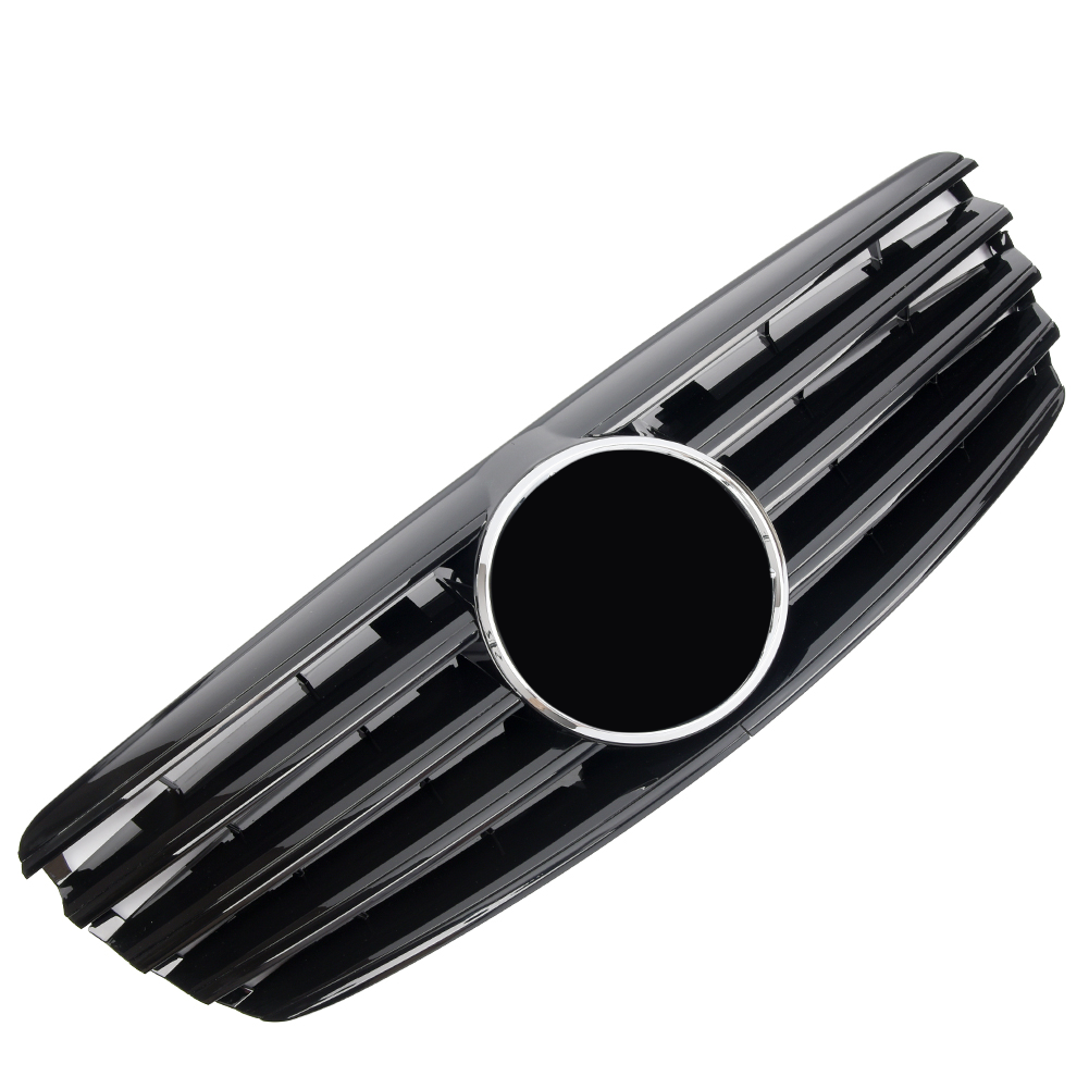 Griglia sportiva per Mercedes W211 S211 E 2002-2006 nero lucido AMG LOOK