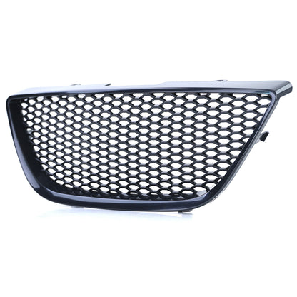 Honeycomb sport radiator grille without emblem black for Seat Ibiza 6J 08-1 