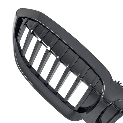 Griglia Reni ponte singolo adatto per BMW Serie 3 G20 G21 berlina Touring pianoforte nero