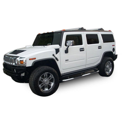 💫ART.5445 Pedane Laterali Inox per Hummer H2 2003-2008💫