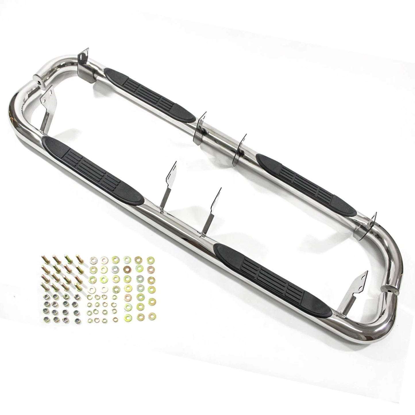 💫ART.5445 Pedane Laterali Inox per Hummer H2 2003-2008💫