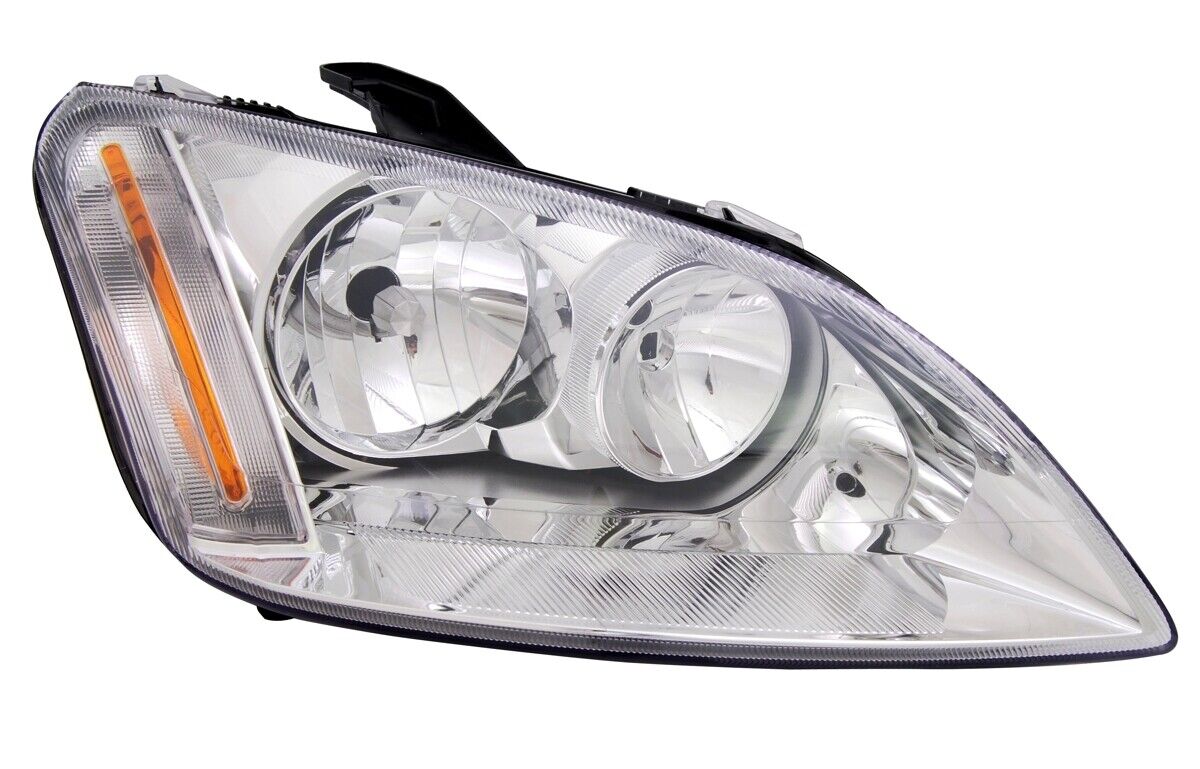 Headlight Set for Ford Focus C-Max 2003-2007 H1 H7 Lens LWR 