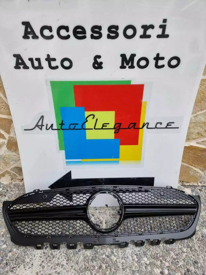 💥GRIGLIA ANTERIORE ADATTO A MERCEDES CLASSE AW177 18+ MASCHERINA AMG A35 NERA💥