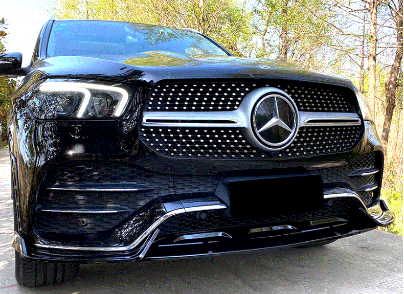 Splitter labbro spoiler anteriore adatto per Mercedes V167 C167 GLE con AMG