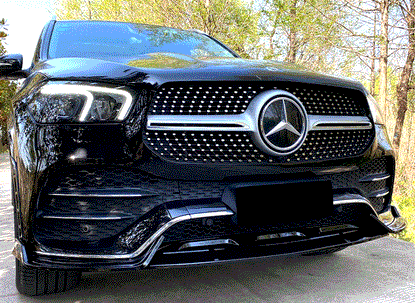 Splitter labbro spoiler anteriore adatto per Mercedes V167 C167 GLE con AMG
