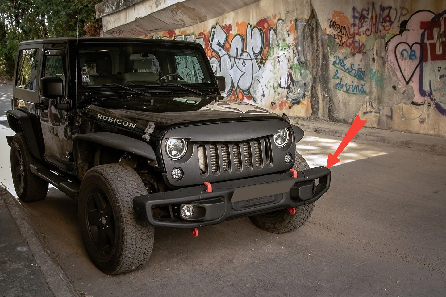 ✨Paraurti in metallo per Jeep Wrangler Rubicon JK 07-17 10th Anniversary Hard✨