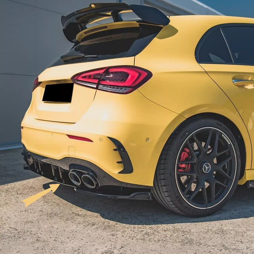 😎DIFFUSORE GREMBIULE ADATTE PER MERCEDES W177 A35 + A45😎