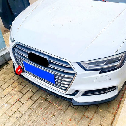 Kit splitter nero lucido adatto per Audi A3 S3 S Line 8V Gloss 17-20