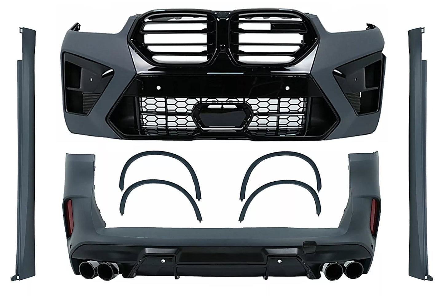😍Kit carrozzeria per BMW X5 G05 LCI 2023+ X5M design paraurti passaruota term😍