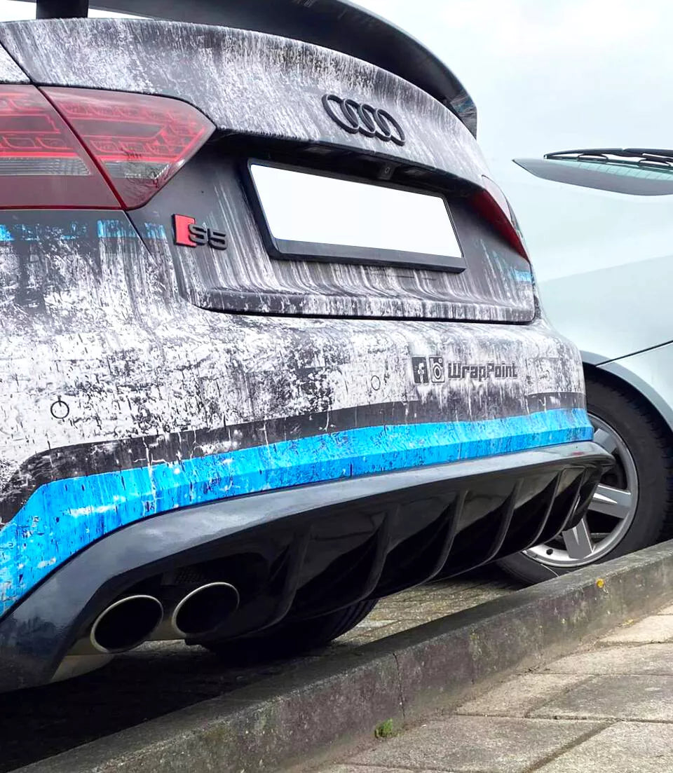 ✨KIT DIFFUSORE ADATTO PER AUDI A5 COUPE CABRIO S-LINE✨