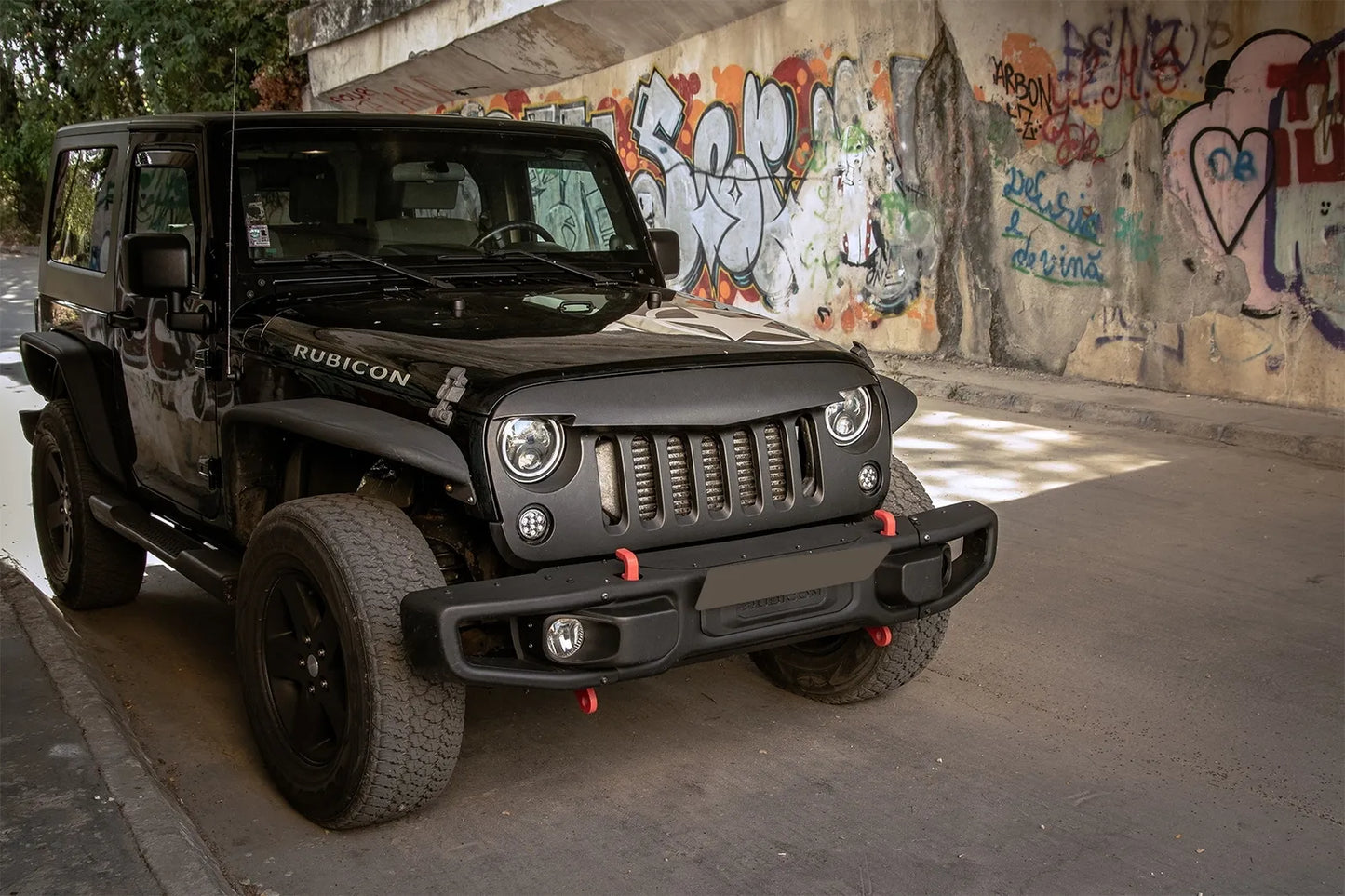 ✨Paraurti in metallo per Jeep Wrangler Rubicon JK 07-17 10th Anniversary Hard✨