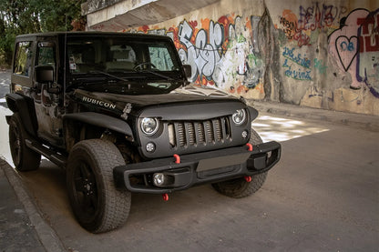 ✨Paraurti in metallo per Jeep Wrangler Rubicon JK 07-17 10th Anniversary Hard✨