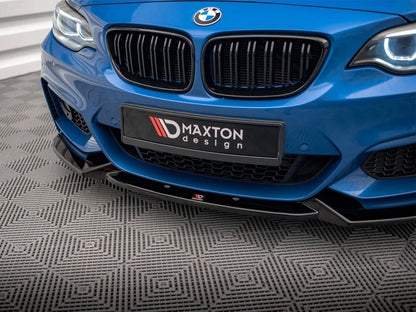 💕 Splitter adatto per  BMW 2 M-Pack F22 nero lucido 💕