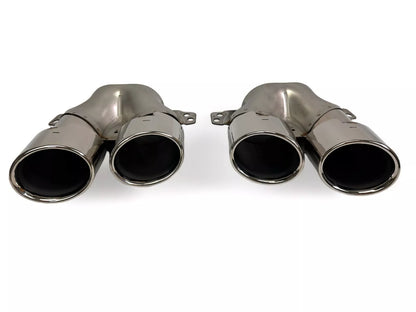 Diffusore + terminali di scarico (CROMO) ADATTO PER MERCEDES W206