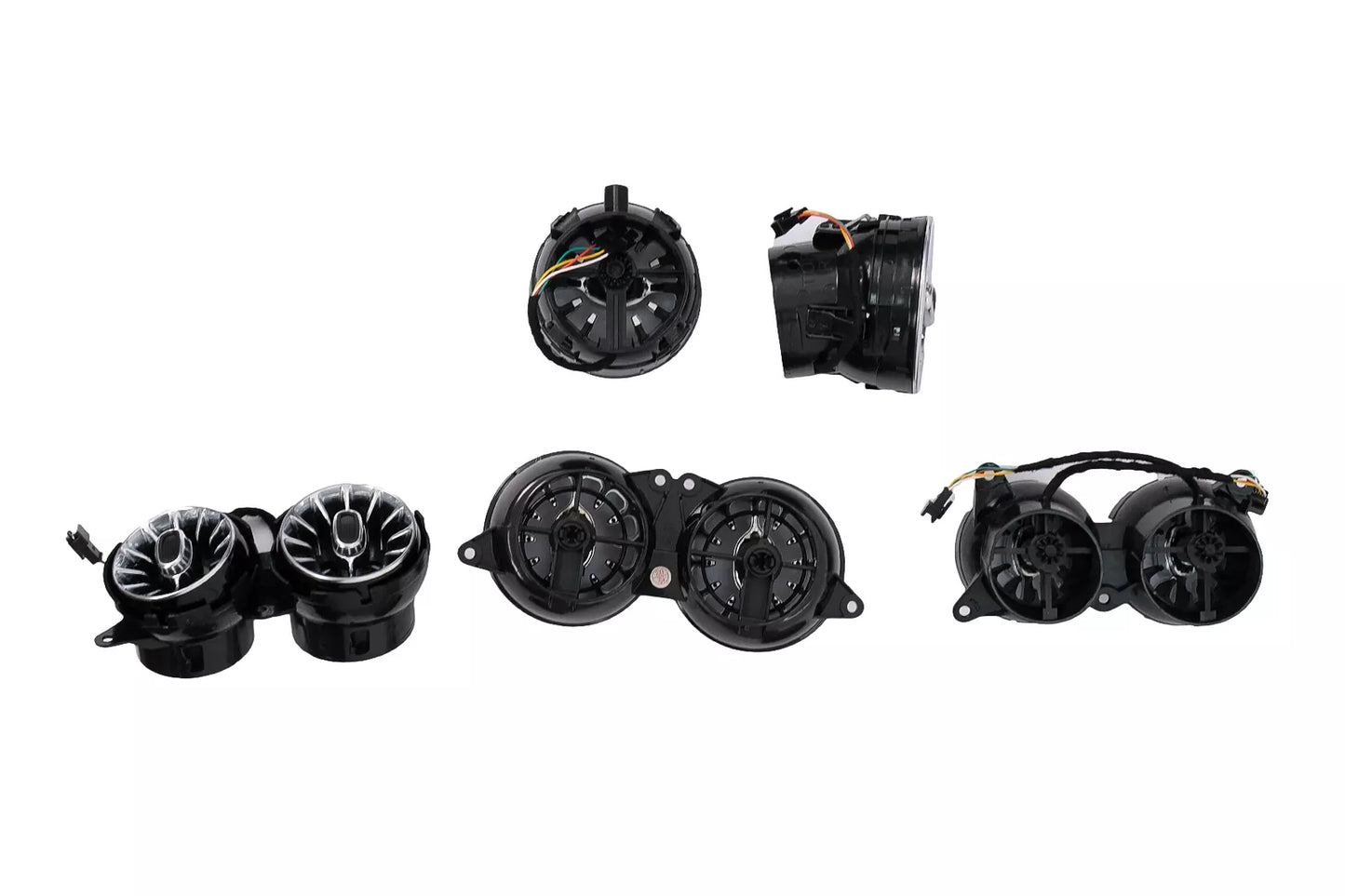 ⭐Kit Griglie  64 colori LED Rotante Tweeter Porta Copertina per Mercedes S W222⭐