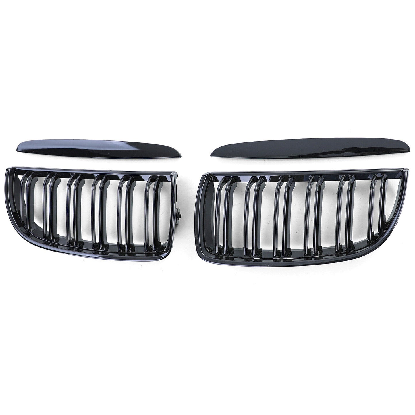 Griglia radiatore sportiva doppia barra performance lucida adatta BMW Serie 3
