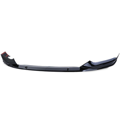 Paraurti a labbro spoiler anteriore nero lucido aftermarket compatibile con BMW Serie 5 G30 G31