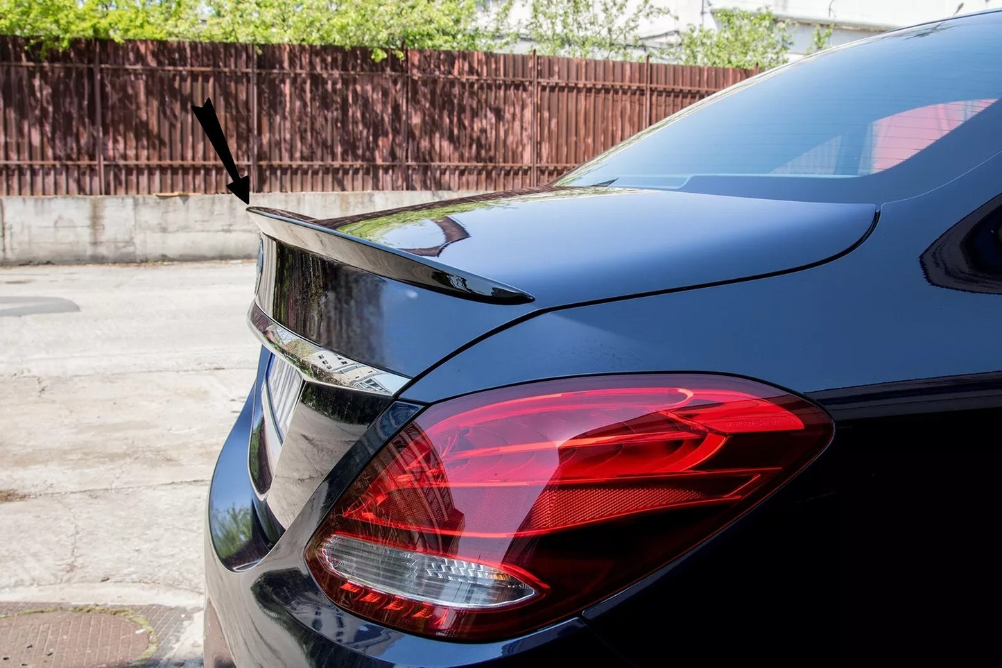 😍Spoiler per bagagliaio per Mercedes Classe C W205 14-18 Design Nero Lucido😍