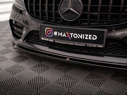 💕Splitter  adatto per Mercedes Classe C AMG Line  nero lucido 💕
