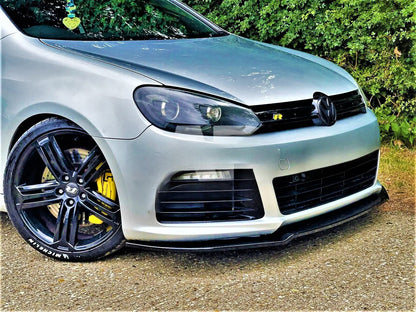 💯Carbon Fiber Splitter Fit For VW Golf MK6 R20 R 2008-2013💯