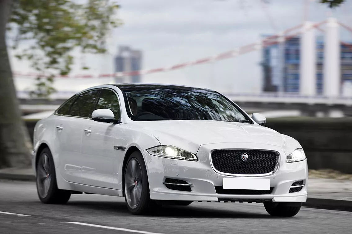 😎KIT SPLITTER ADATTO PER JAGUAR XJ X351 R-SPORT LOOK 2009-2013😎