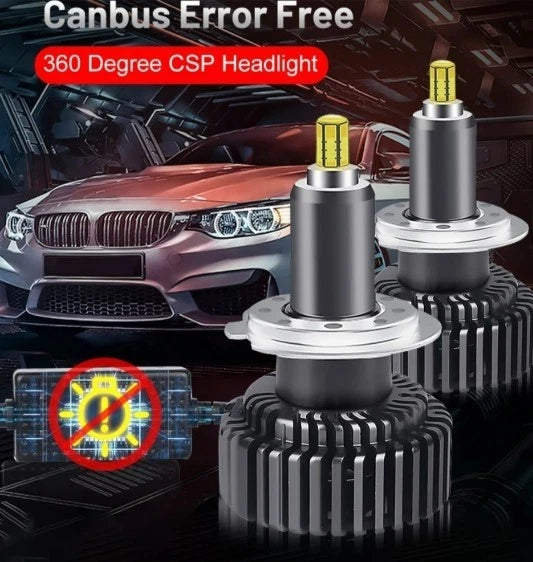 🔥KIT LED PER HYNDAI i40 ANABAGLIANTI H7 CANBUS Bianco 6500K 360 gradi🔥