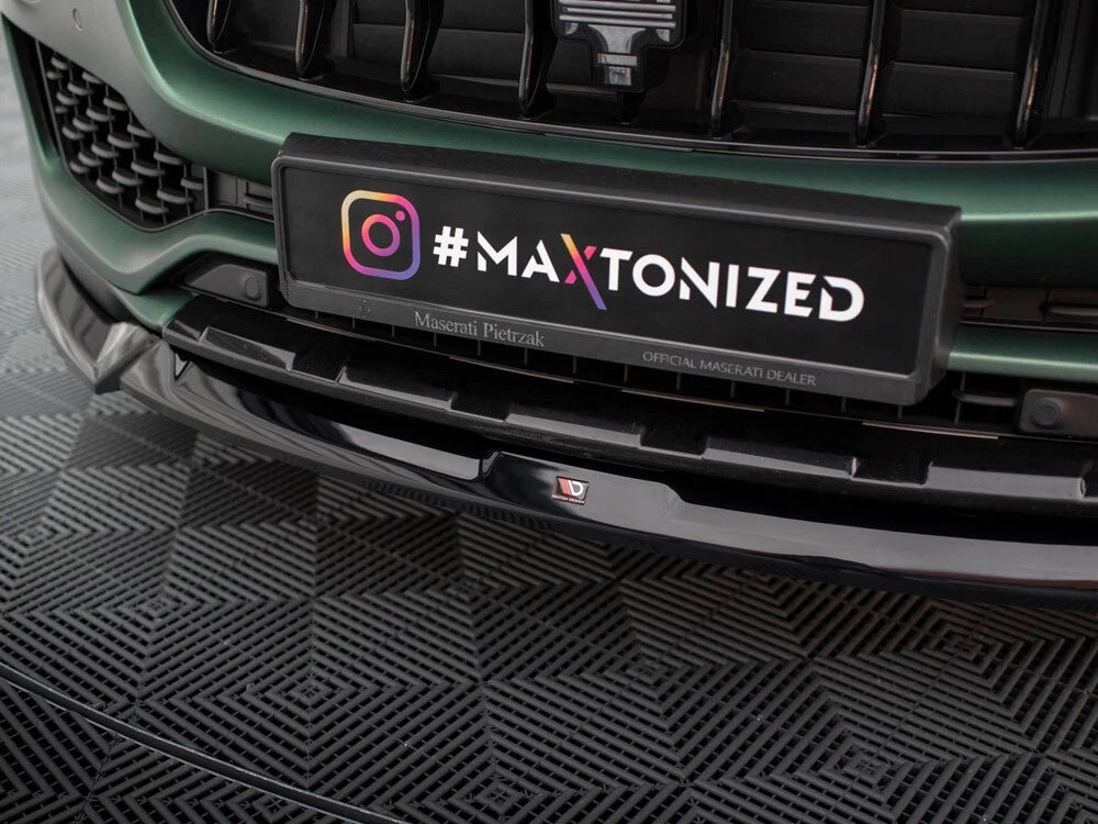 💕Splitter adatto  per   Maserati Levante MK1  nero  lucido 💕