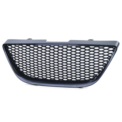 Honeycomb sport radiator grille without emblem black for Seat Ibiza 6J 08-1 