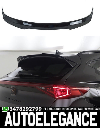 ADDITIONAL WING SUITABLE FOR CUPRA FORMENTOR 2020+ GLOSSY BLACK SPORTY LOOK 1436