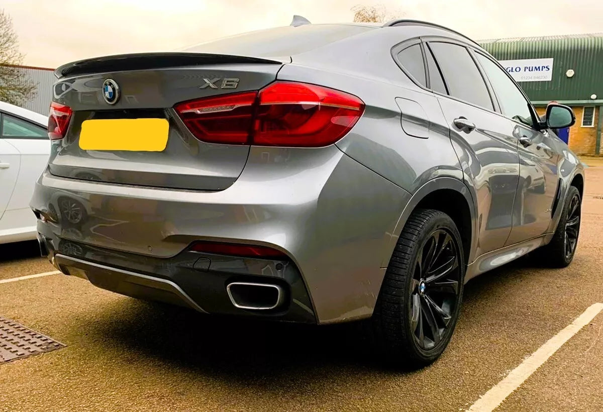 😍Glossy black M Sport spoiler kit suitable for BMW X6 F16 X6M 14-19😍