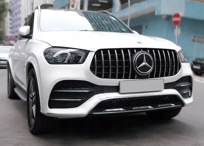 ✨MERCEDES GLE W167 C167 AMG CALANDRE GRILLE NOIR -CHROME PANAMERICANA 2019-2022✨