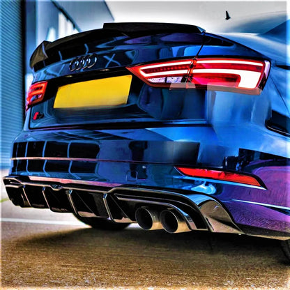💙Spoiler Posteriore in Fibra di Carbonio adatto per Audi A3 S3 RS3 8V Berlina💙