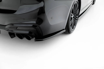 💫Flaps Posteriore Nero Lucido adatto per BMW M550i berlina G30 2017-2020💫
