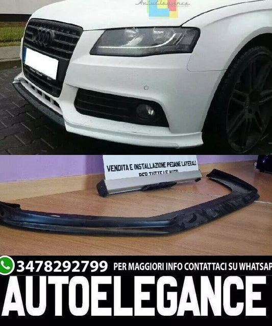 AUDI A4 B8 8K SPOILER ANTERIORE SPLITTER SOTTO LA LAMA ABS DEL PARAURTI