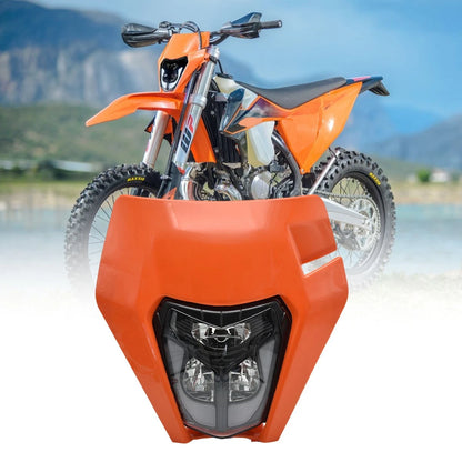 🔥Portafaro LED con Mascherina – KTM EXC 250 / 300 (2017–2019)🔥